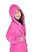Texere Kid's Hooded Terry Cloth Bathrobe (French Rose, Small) Best Gifts for Niece Nephew KB0101-FRR-S