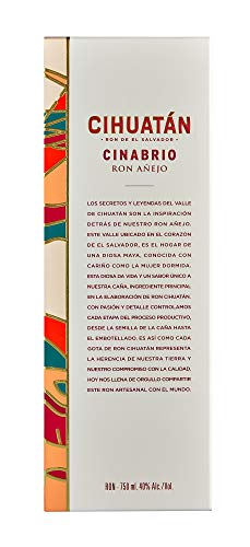 Cihuatan Cinabrio Rum El Salvador 12YO Rum (1 x 700 ml) – Bild 6