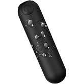 10 Modes Quiet Waterproof Tool Powerful Mini Stick for Women Pleasure, Silicone Material Wrap Handheld Travel Pocket Portable Soft Toys Massage Ball for Body Relax Suitable for Neck and Back Black