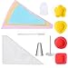 Cake Decorating Supplies Kit - IEFWELL Icing Piping Bags Tips Pastry Bags Silicone Muffin Cups, 52 Pack Baking Supplies