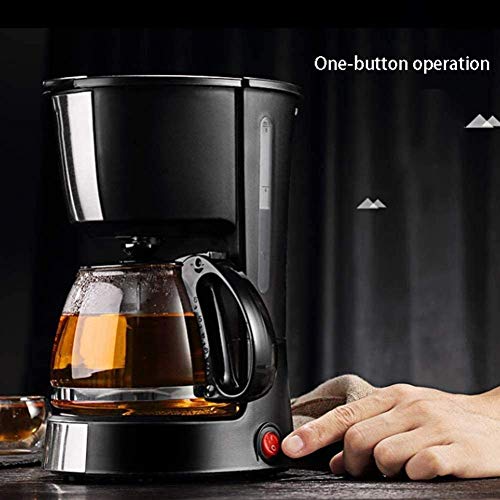 1yess , Leicht zu reinigen Filterkaffeemaschine, One-Touch-Bedienung, Anti-Tropf und Funktion, Trichter abnehmbar, 600… – Bild 7