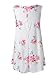 Veranee Women's Sleeveless Swing Tunic Summer Floral Flare Tank Top (X-Large, 6-8)