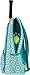 LISH Deuce Tennis Racket Backpack - Women's Geometric Square Printed Tennis Racquet Holder Bag