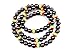 Lingduan Jamaican Rasta Bracelet And Necklace Set - Handmade Jewelry - Flag Of Jamaica Tricolor Bracelet Men Women Fashion Jewelry