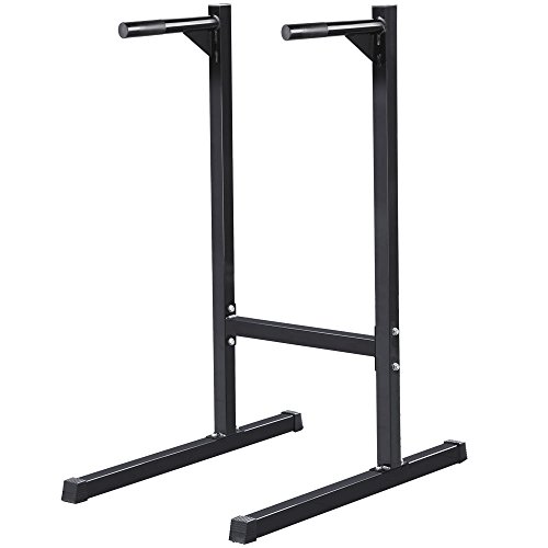 Dip Station Machine Self Standing Dip Bar Stand Bicep Tricep Exercise
