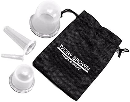 CELLULITE REMOVER - ANTI CELLUTLITE MASSAGER AND SUCTION CUPS - 4 pcs THERAPY KIT including user manual BY: IVORY BROWN