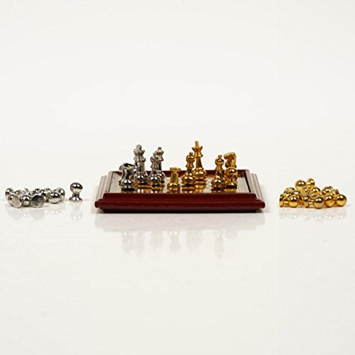 C-Pioneer 1-12 Scale Dollhouse Miniature Chess Dollhouse Accessory Livingroom Decoration