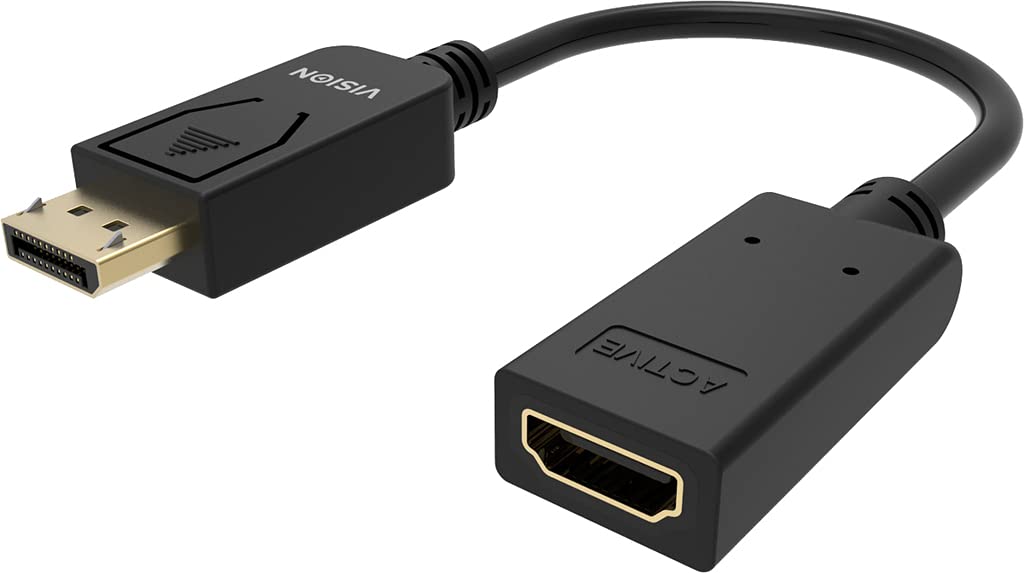 Vision Professional installation-grade DisplayPort to HDMI adaptor
