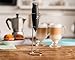 Premium Instant Milk Frother – – Whip Up The Richest, Creamiest Foam w/Handheld Electric Whisk Foam Maker for Dairy & Non-Dairy Cappuccino, Latte, Frappe, Matcha & Protein Shakes