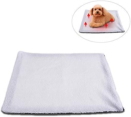 PUAO Cat Mat Warming Pet Dog Bed Mat, Cozy Self Heating Warming Kitty Beds, Reversible Washable Pad