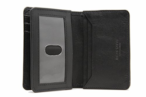 Genuine Calf Leather Card Case Holder Wallet Ryan with Gift Box (53-21)