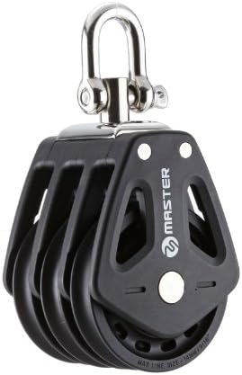 Master】72mm Triple/Swivel Plain Bearing Sailboat Block