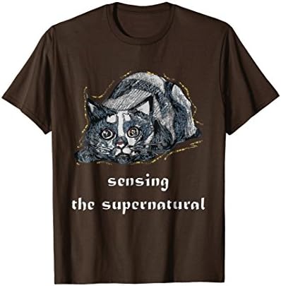 Scary Funny Cat by PeLari Design Standard T-Shirt