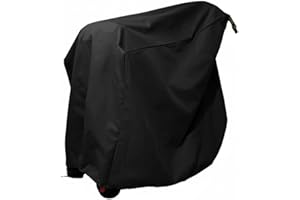 LUNELL Waterproof Stroller Rain Cover Dust Cover Outdoor Stroller Storage Cover (Black)