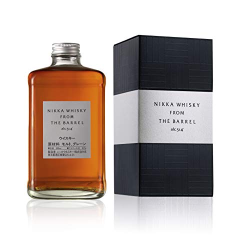 Nikka I From the Barrel Blended Whisky I inklusive Geschenkverpackung I Kraftvoll würzige Eiche und fruchtige Karamellnoten I 51.4% Vol. I 500 ml