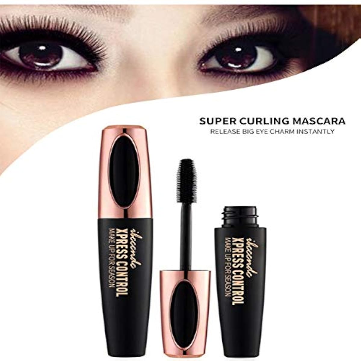New 4D Fiber Lash Mascara,Heavy Full Figure Membrane Force Eyelash to