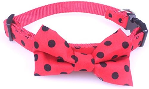 Bow Tie Dog Collar โ for Dogs & Puppies โ Fashion Colors & Patterns, Three Sizes