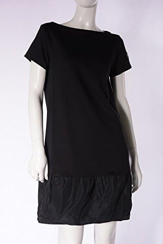 Moncler レディース ワンピース 半袖 154 L ブラック 並行輸入品 ワンピース チュニック 通販 Amazon