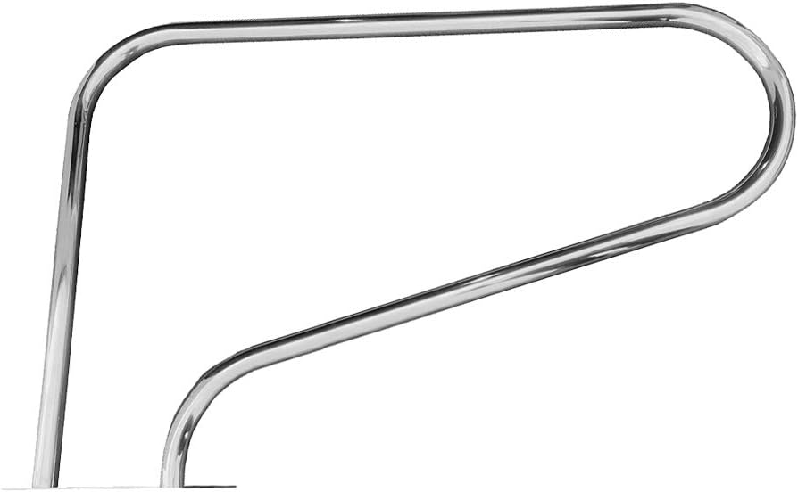 hzexun Stainless Steel Swimming Pool Hand Rail Quick Mount Base 81cm