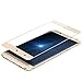 Le Pro 3 Screen protector, MicroP(TM) Full Screen 9H Hardness Ultra-thin Tempered Glass Front LCD Screen Protector for LeTV LeEco Le Pro 3 (Gold full coverage)