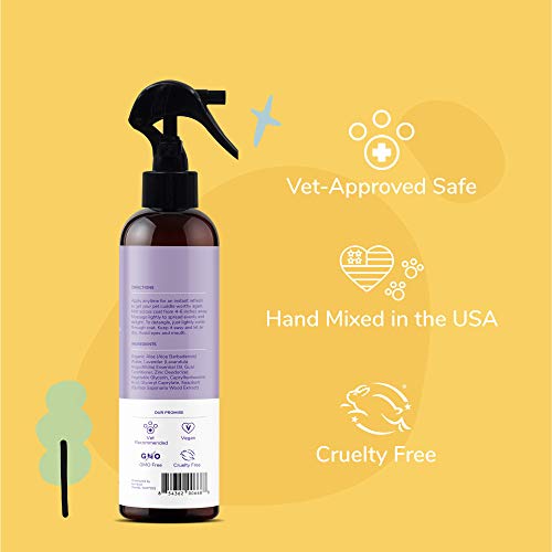 kin+kind Dog Deodorizing Spray Safe, Natural, & Easy to Use Pet Odor