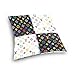Actorland Throw Pillow Cases Colorful Lv Removable Pillow Covers for Home Car Office Coffee Decoration