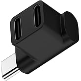 cablecc USB3.0 Type C Male 10Gbps to Dual Female Power Data Splitter