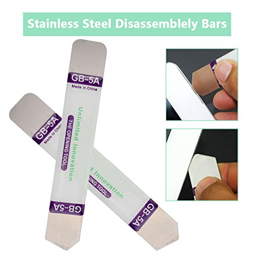 2Pcs Blade Soft Stainless Steel Thin Pry Cell Phone Tablet Screen Battery Opening Tools for Samsung iPhone Ipad Opener
