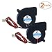 SoundOriginal 24V DC Brushless Blower Cooling Fan 50x50x15mm,for 3D Printer Humidifier Aromatherapy and Other Small Appliances Series Repair Replacement (2pcs 24V)