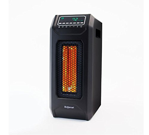 Life Smart Medium Room Quartz Infrared Tower Heater