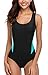 ATTRACO Women's One Piece Swimsuits Athletic Swimsuit Training Bathing Suit