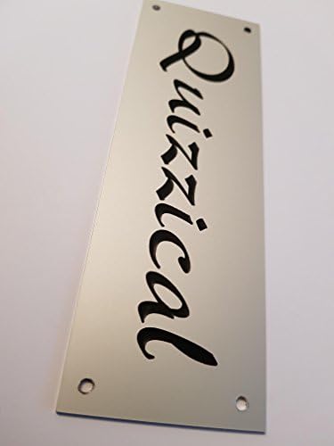 Engraved Brass Stable Name Plate Silver Aluminium (150mm x 50mm)