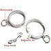 Silver Metal Wrist Ankle Cuff -Davidsource Chrome Plated Stainless Steel Bracelet Wrist Anklet Cuff A Pair of Restraint Gear for Unisex Bondage Play Adult Sex Toys (M)thumb 2