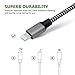 Tobig iphone Charger, Lightning to USB Cable Nylon Braided Charging Cord 3Pack 3ft Compatible with iPhone 7/7 Plus/6/6s/6 plus/6s plus, iPhone 5/5s/5c,iPad, iPod & More (Black)