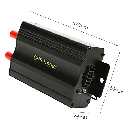 Anysun vehicles gps tracker Quad band Car Tracker SD card slot anti-theft move alarm with Remote Control Pc Version Software Google Maps Link Real Time Tracking App Scanner (TK103B)