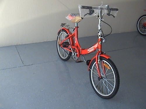 BESTCO PRODUCTS Folding Bike 20 Inchces Color RED