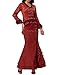 Women's Victorian Steampunk Corset Blazer Jacket for Wedding Red Size L