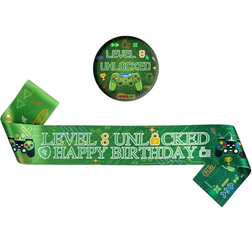 8th Birthday Decorations Green