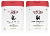 Thayers Cucumber Toning Witch Hazel Towelettes with Aloe (Pack of 2), 30 Ct Each