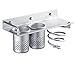 Agile-shop Alumimum Hair Dryer Stand Storage Organizer Rack Holder Hanger Wall Mounted Bathroom Set