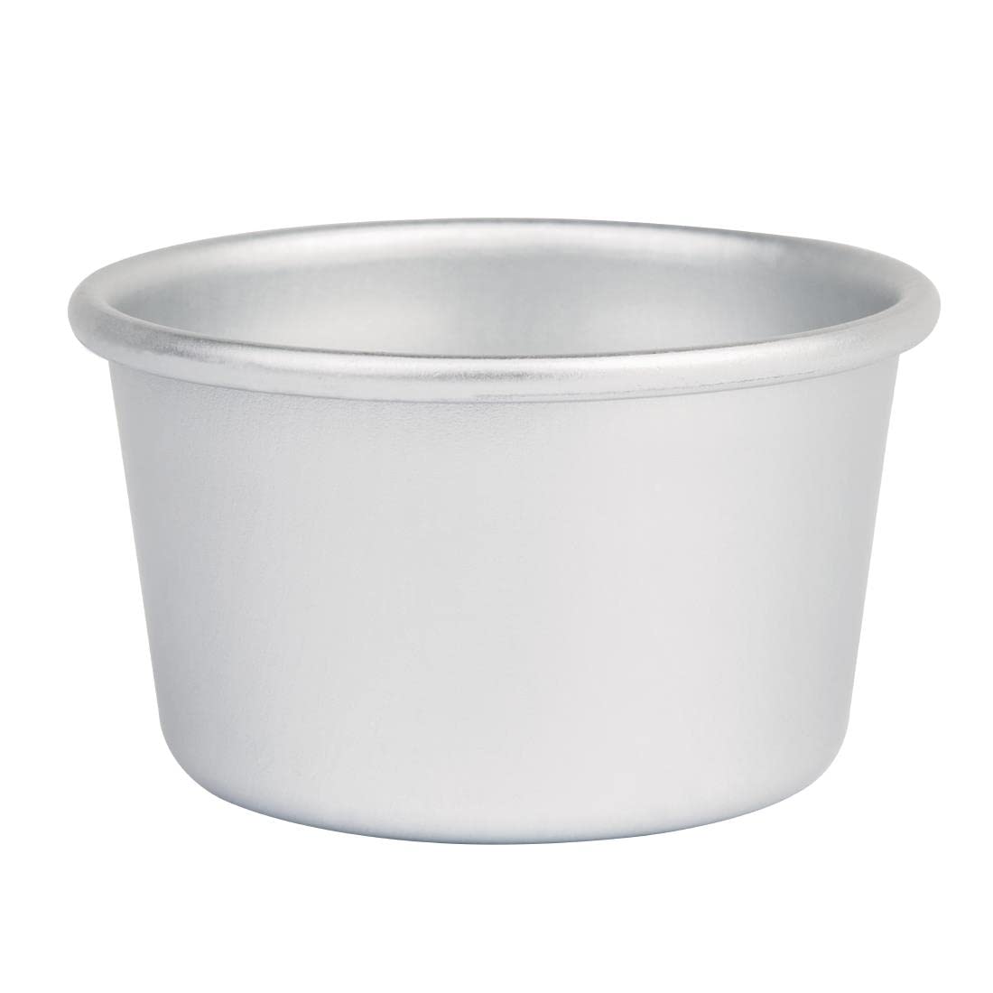 Vogue Aluminium Mini Dariole Mould 100ml (6 Pack) - Mini Pudding, Mash, Dessert Mould, Individual Popover Pan K514