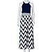 Long Summer Dress,Hemlock Women Off Shoulder Sundress A-Line Dress (XL, Blue)