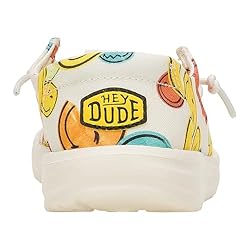 HEYDUDE Wendy Smiley Cream/Multi Size 9, Women’s