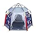 UTEX Automatic Instant 66 inches 6 Kids Play Tent for Indoor or Outdoor Fun,Kids Beach Tent Sun Shelter with Zippered Mesh Front, Camping Playhouse Indoor Playground (Space Module)