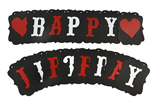 Furuix Mickey Mouse Birthday Party Decorations White Red Black