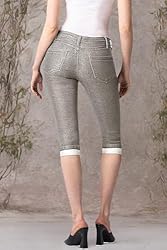 Hybrid & Company Women's Stretchy Slim Fit Denim