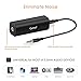 Smof Ground Loop Noise Isolator for Car Audio/Home Stereo System (Eliminate The Buzzing Noise Completely) with 3.5mm Audio Cable, Blackthumb 3