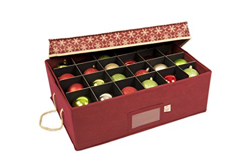 Santas Bags Decorated Two Tray Ornament Storage Box
