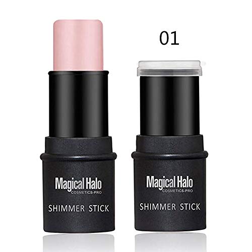 COOSA Makeup 2 Color Highlighter Stick Skin Care Shimmer Cream Powder Waterproof Light Face Cosmetics Stick Highlighters(2PCS) - Thumbnail 2