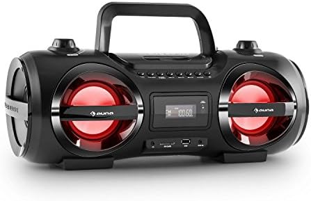 auna thunderstorm boombox speaker
